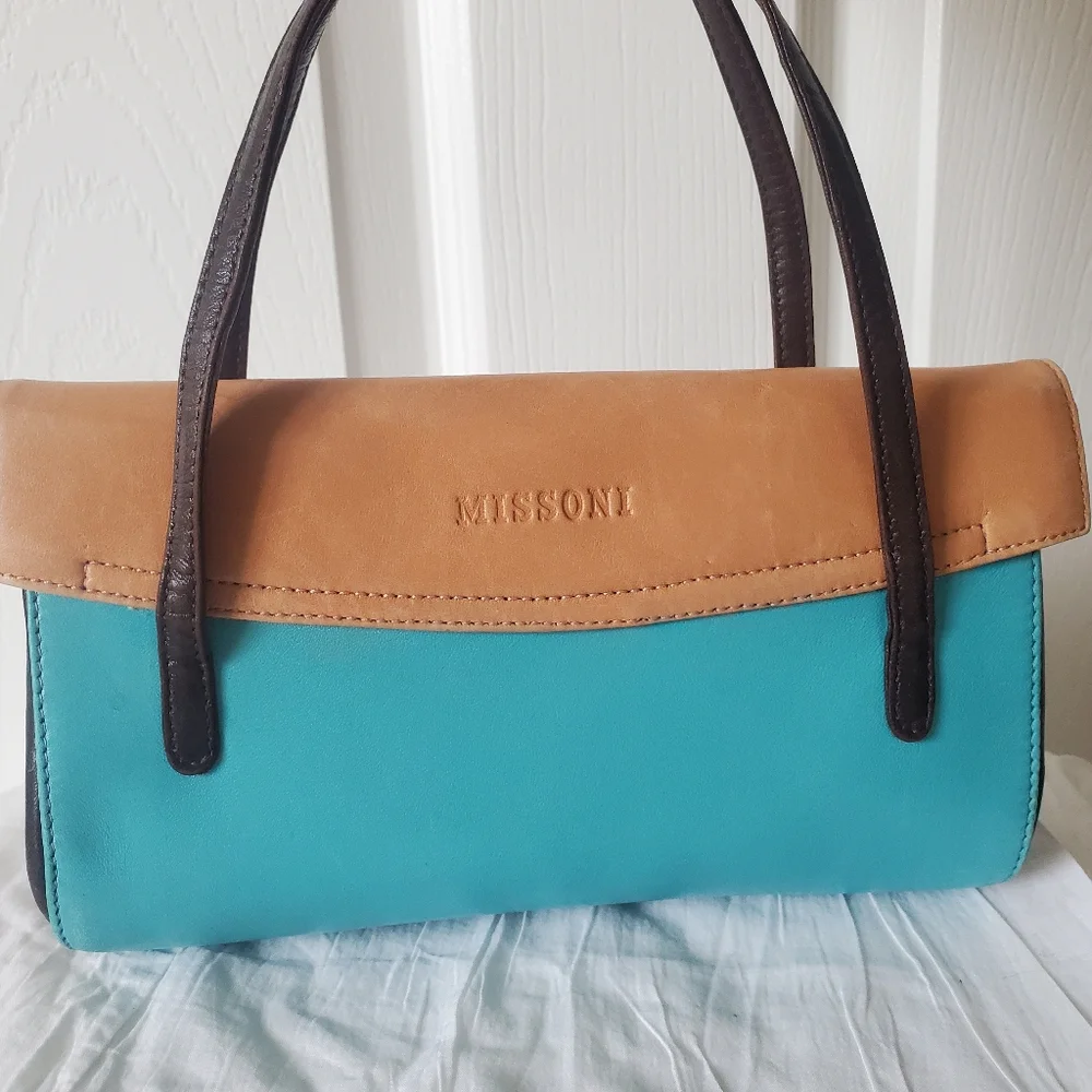 Missoni Vintage Turqoise Handbag